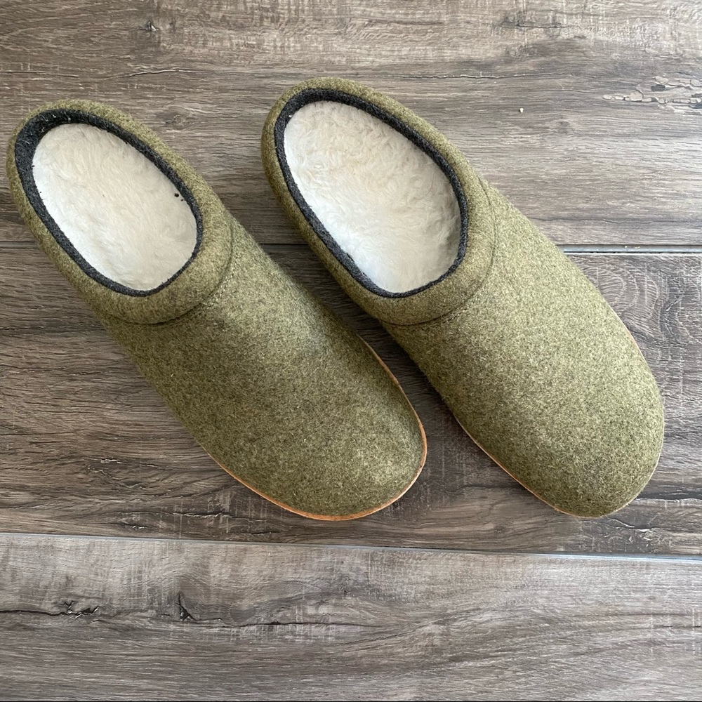 Merrell Mens Juno Clog Wool Size 9 Olive Color - Picture 2 of 9